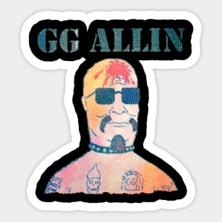 Gg Allin Sticker